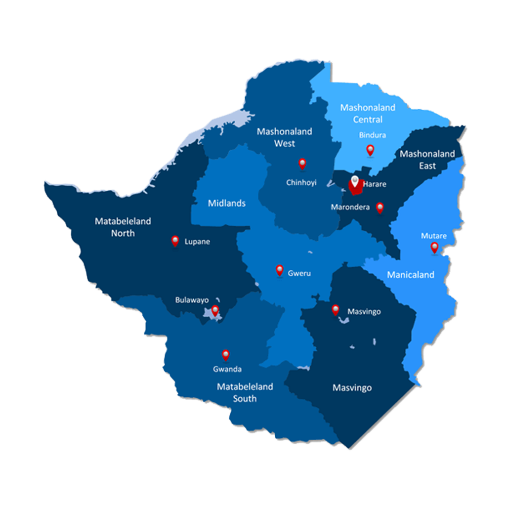 Zimbabwe Coverage Map